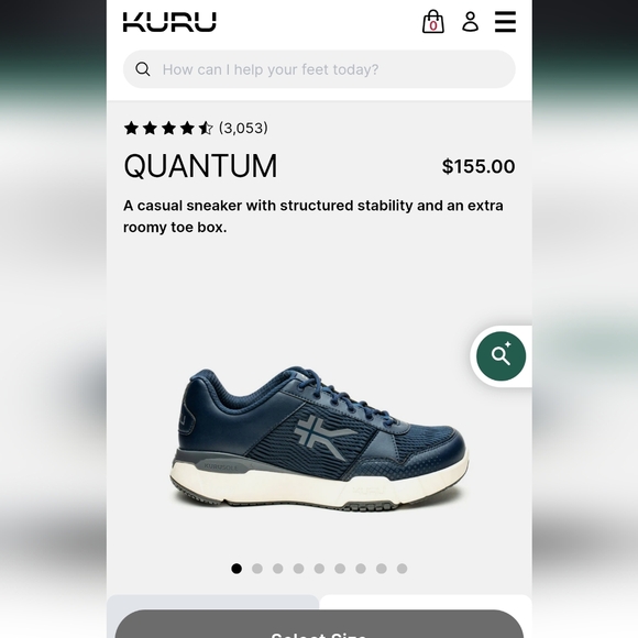 EUC Kuru style 10133805 mens shoes - Picture 10 of 10